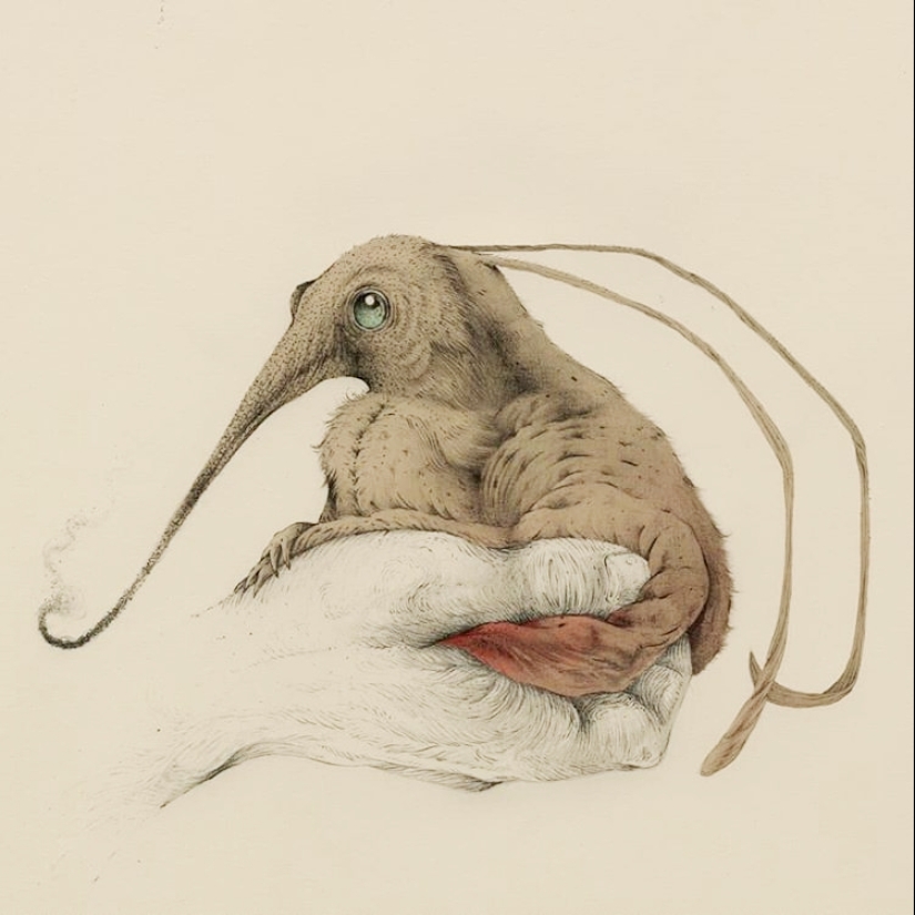 Monstruos lindos del artista Borge Sanchez