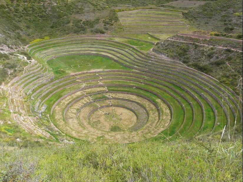 Mística agrícola Inca terrazas de Moray
