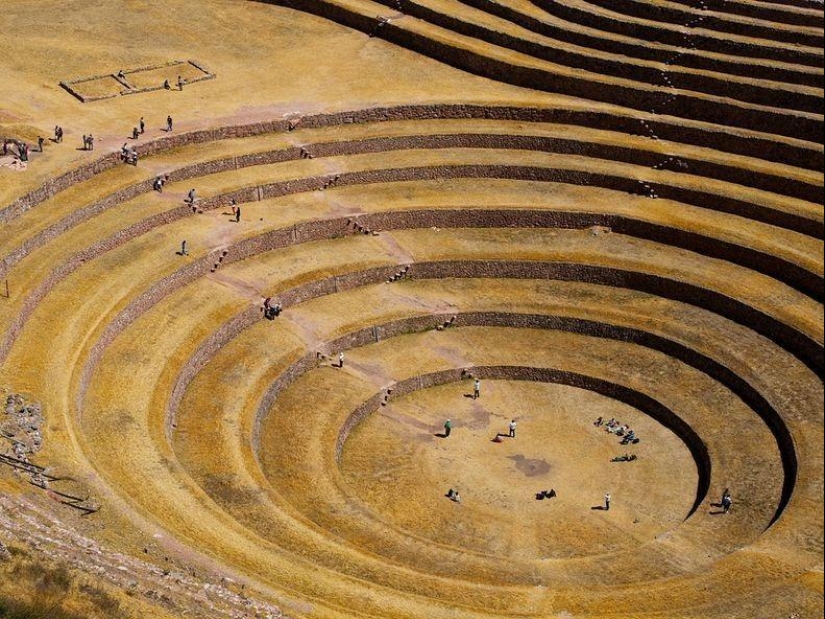 Mística agrícola Inca terrazas de Moray