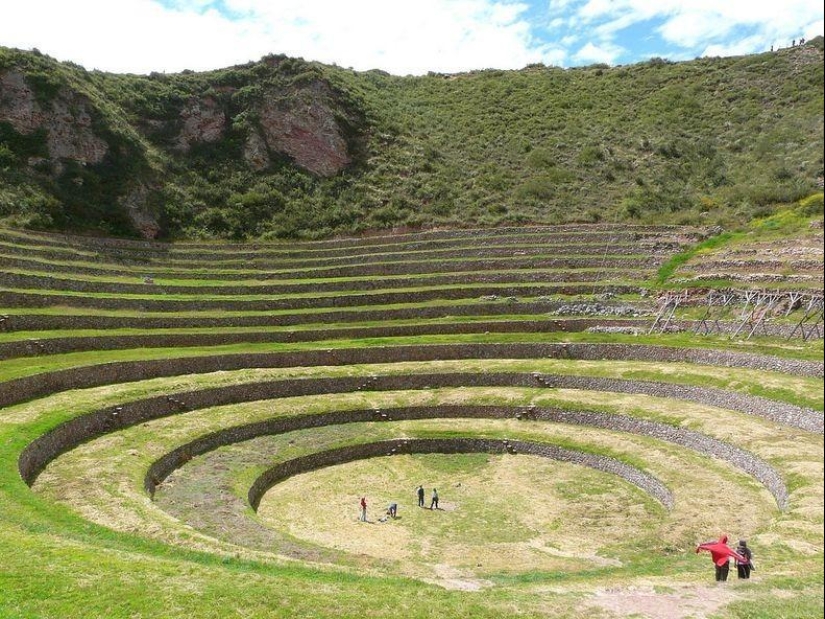 Mística agrícola Inca terrazas de Moray