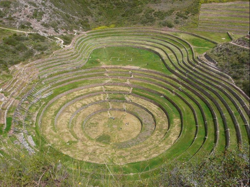Mystical agricultural Inca terraces of Moray