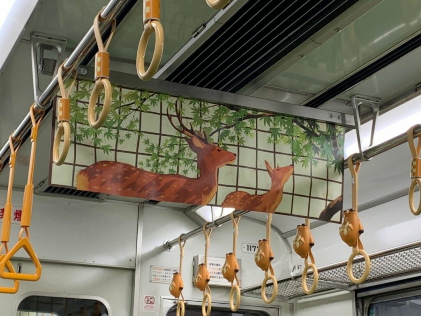 Narashika: el increíblemente lindo tren de renos en Japón