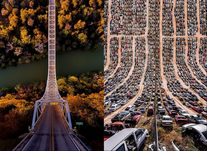 Nivel 80 Origami: Fotógrafo turco dobla ciudades Nivel 80 Origami: Fotógrafo turco dobla ciudades