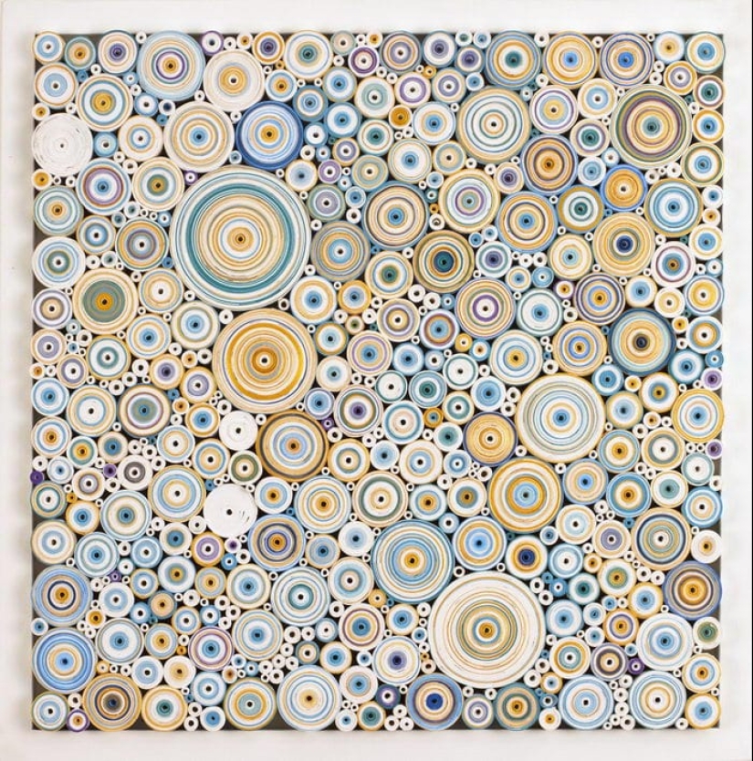 Nivel 80 Torsión de papel: La maestra de quilling Hadi Shafi y sus esculturas de papel que agradan a la vista