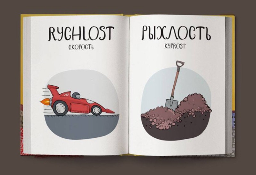No “basura”, sino “sala de juegos”: un divertido diccionario ilustrado checo-ruso