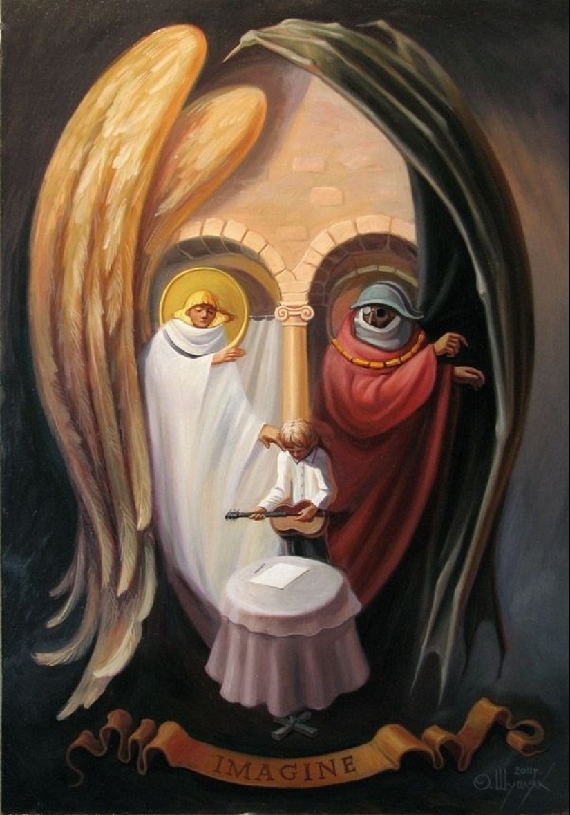 No creas en tus ojos: maestro del artista de la ilusión óptica Oleg Shuplyak