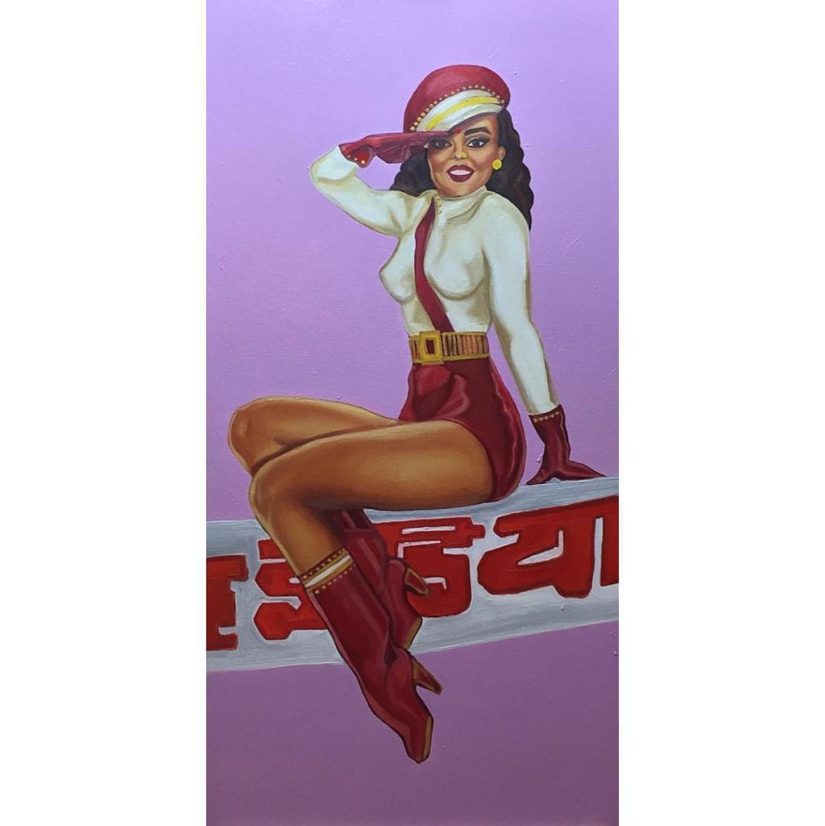 No hemos visto esto antes - Pin-up indio