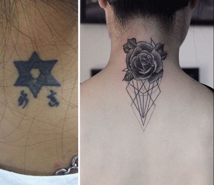 No todo está perdido: brillantes ejemplos de corrección de tatuajes fallidos No todo está perdido: brillantes ejemplos de corrección de tatuajes fallidos