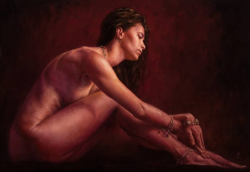 Nude Warriors and Princesses from the Worlds of artist Michael S. Hayes