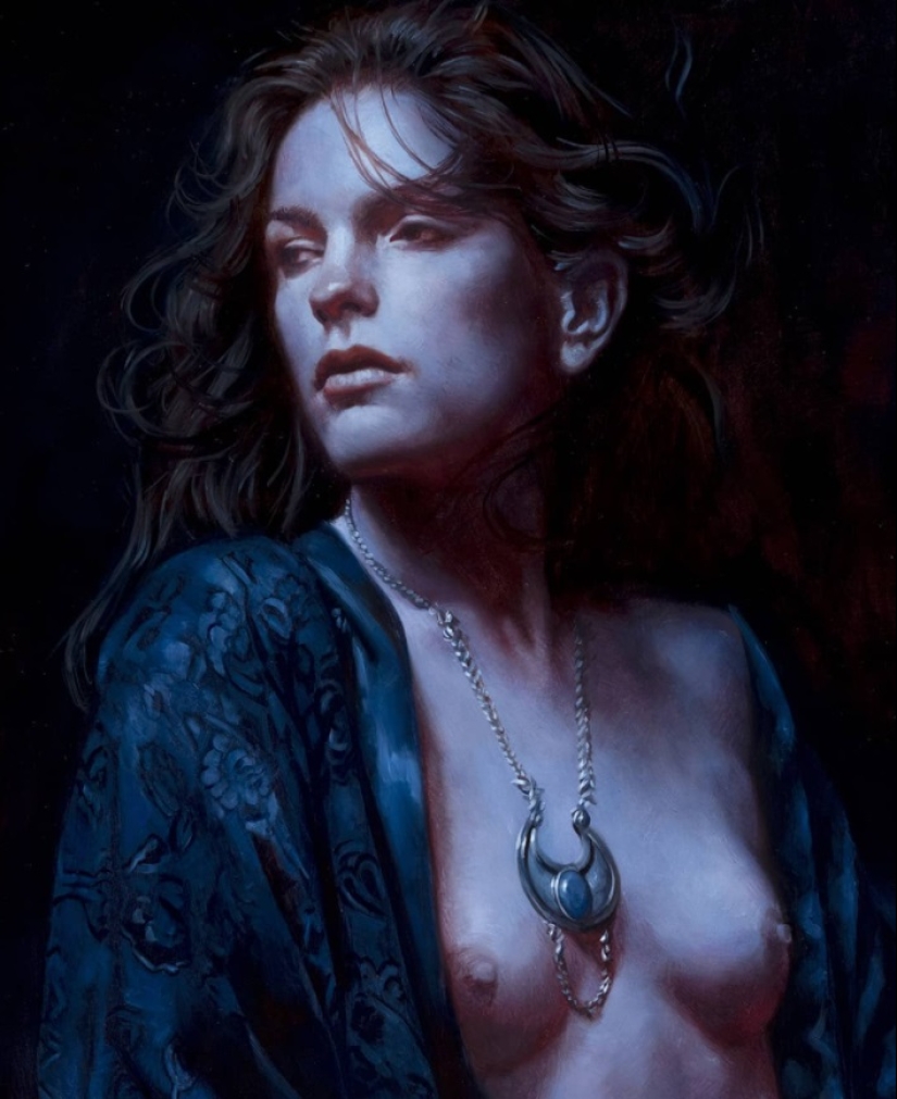 Nude Warriors and Princesses from the Worlds of artist Michael S. Hayes