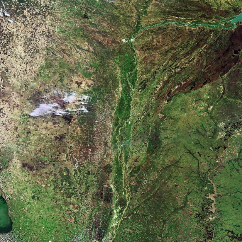 Nuestro hermoso planeta desde la órbita terrestre