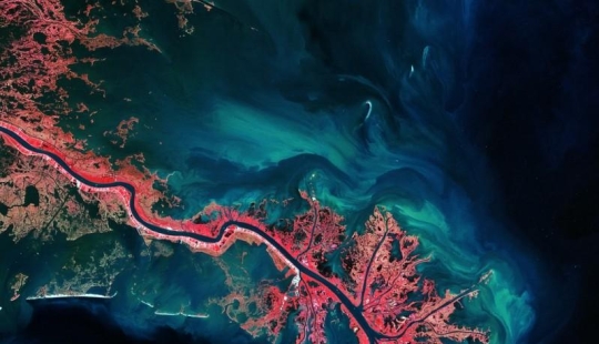 Nuestro hermoso planeta desde la órbita terrestre