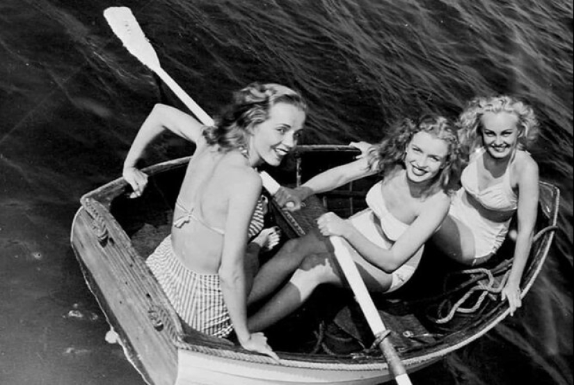 On a snow-white yacht: 20 vintage photos of Monroe, Hepburn and other stars at sea