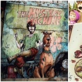 On the dark side: Marcelo Ventura and his drawings of the characters of pop culture in a dark comic style On the dark side: Marcelo Ventura and his drawings of the characters of pop culture in a dark comic style