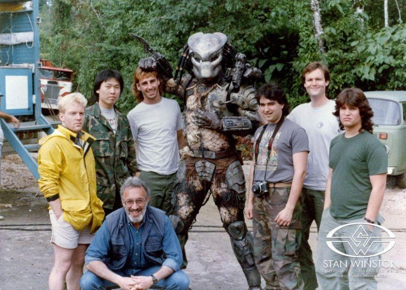 On the sets of classic Hollywood movies