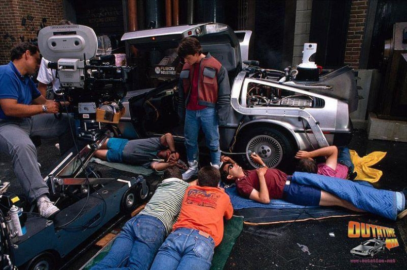 On the sets of classic Hollywood movies