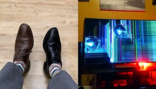 On the wrong foot: 20 photos of people whose day started not very well On the wrong foot: 20 photos of people whose day started not very well