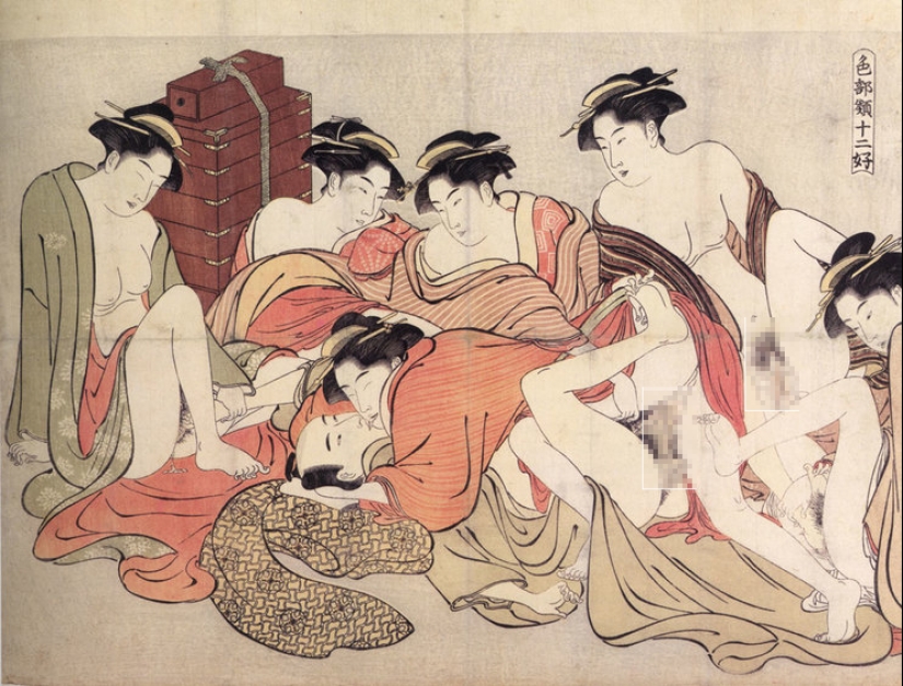 Only without kissing: Japanese sex culture before the 20th century
