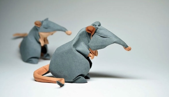 Origami húmedo de Hoang Tien Kuet