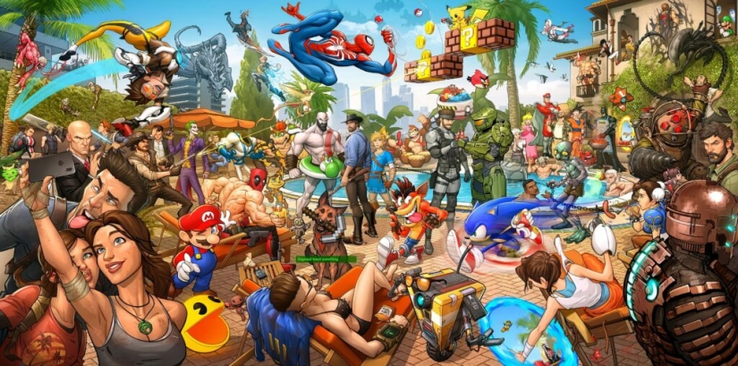 Our whole life... GTA: fantastic illustrations by Patrick Brown