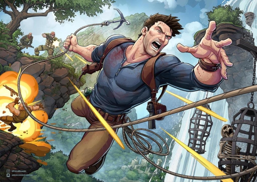 Our whole life... GTA: fantastic illustrations by Patrick Brown