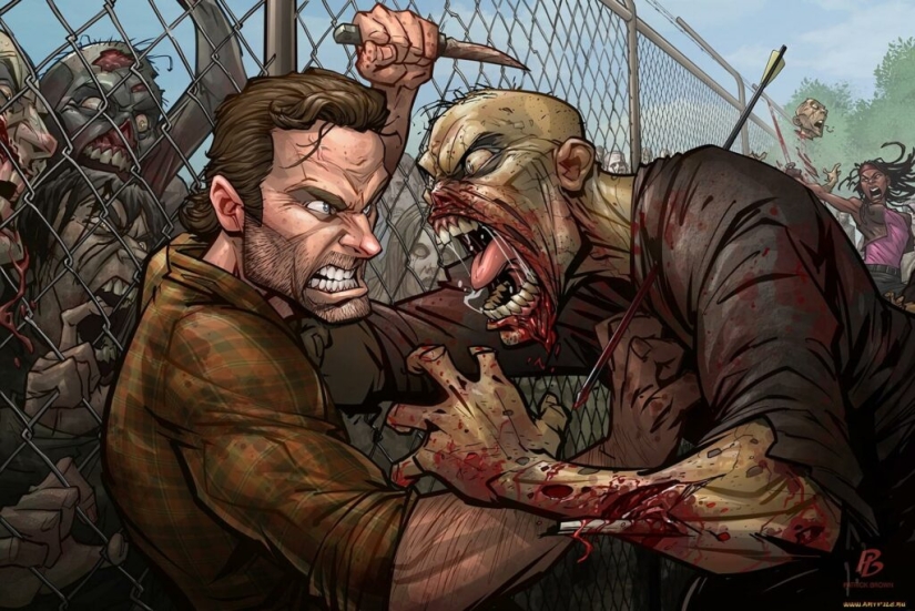 Our whole life... GTA: fantastic illustrations by Patrick Brown