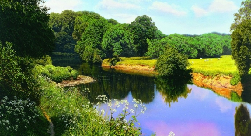 Paisajes increíbles del hiperrealista británico Michael Smith