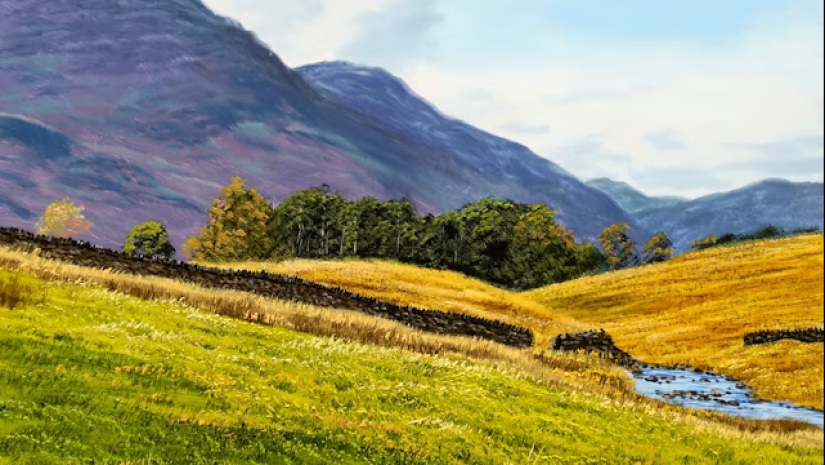 Paisajes increíbles del hiperrealista británico Michael Smith