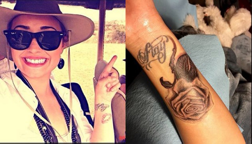 Para resolver o no resolver: 8 celebridades que se haya arrepentido de sus tatuajes