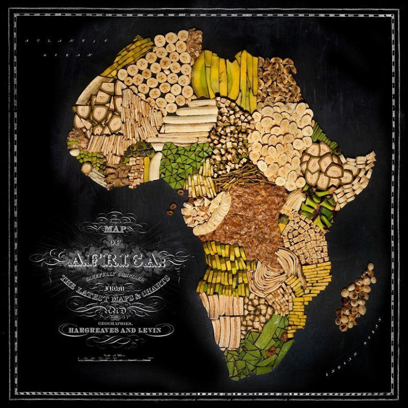 Países deliciosos en el mapa mundial comestible Países deliciosos en el mapa mundial comestible