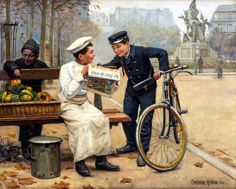 Paul-Charles Chaucarne-Moreau and the mischievous Parisian tomboys in his paintings Paul-Charles Chaucarne-Moreau and the mischievous Parisian tomboys in his paintings