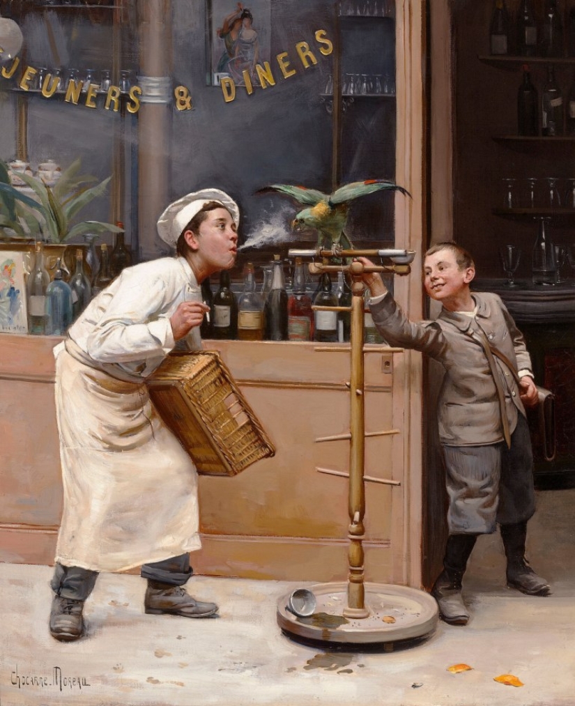 Paul-Charles Chaucarne-Moreau and the mischievous Parisian tomboys in his paintings Paul-Charles Chaucarne-Moreau and the mischievous Parisian tomboys in his paintings