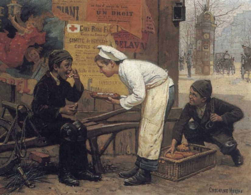 Paul-Charles Chaucarne-Moreau and the mischievous Parisian tomboys in his paintings Paul-Charles Chaucarne-Moreau and the mischievous Parisian tomboys in his paintings