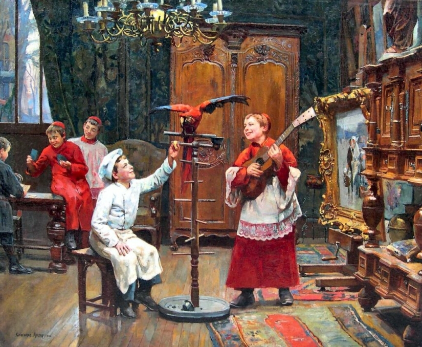 Paul-Charles Chaucarne-Moreau and the mischievous Parisian tomboys in his paintings Paul-Charles Chaucarne-Moreau and the mischievous Parisian tomboys in his paintings