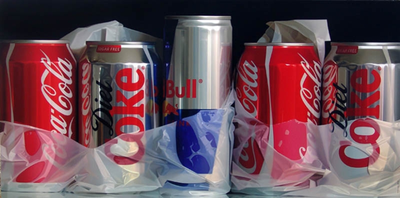 Pedro Campos y sus pinturas al óleo, al igual que las fotos