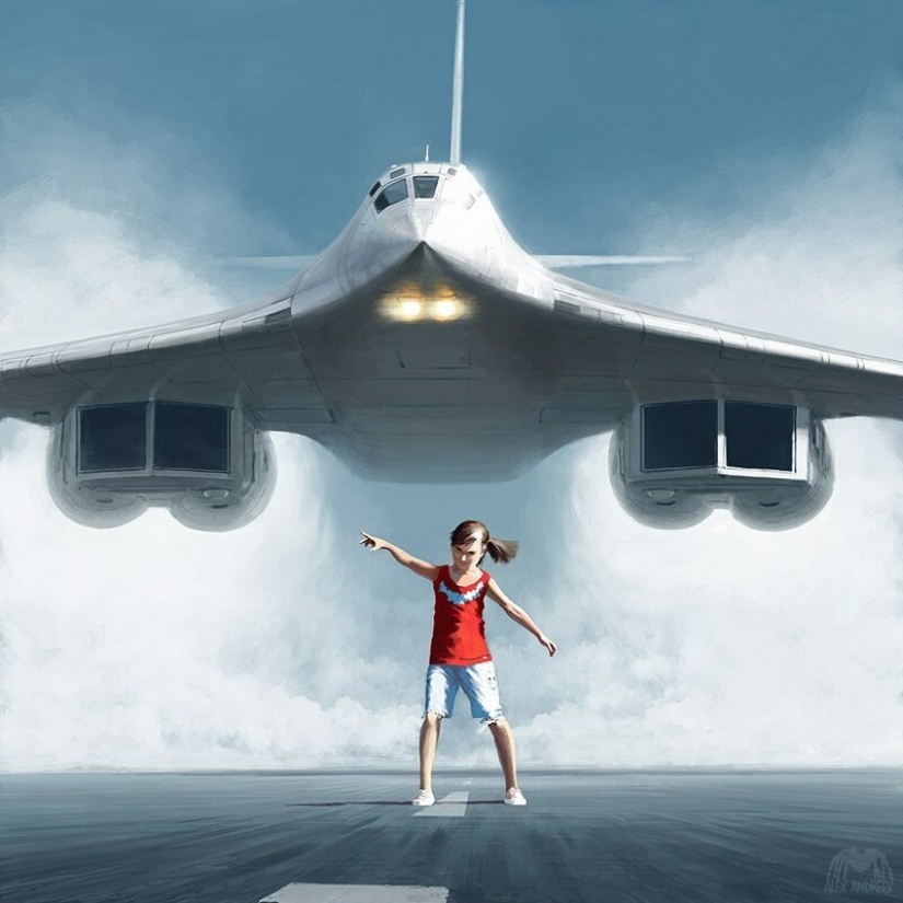 Personal reality of digital artist Alexey Andreev