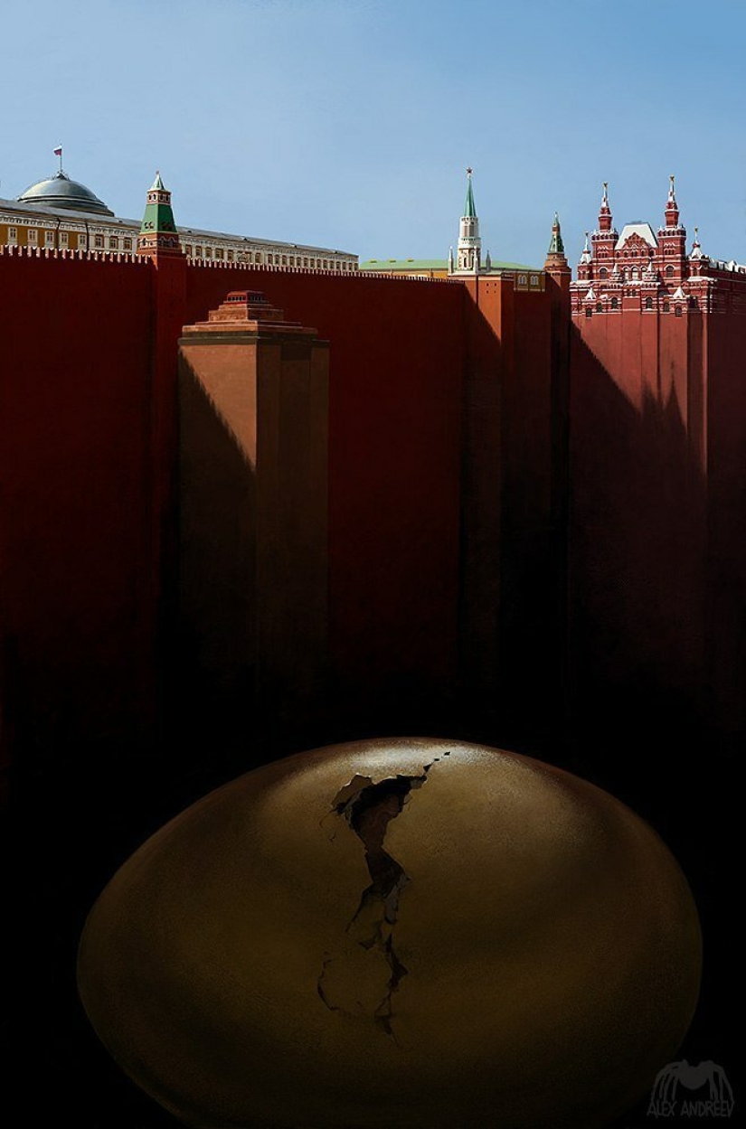 Personal reality of digital artist Alexey Andreev