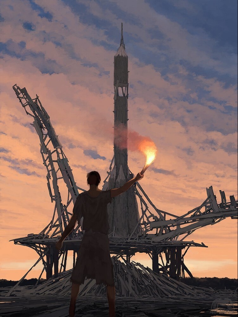 Personal reality of digital artist Alexey Andreev