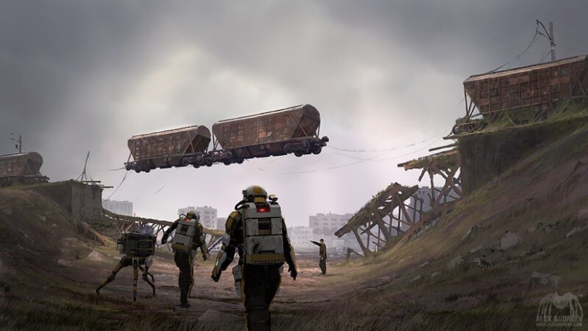 Personal reality of digital artist Alexey Andreev