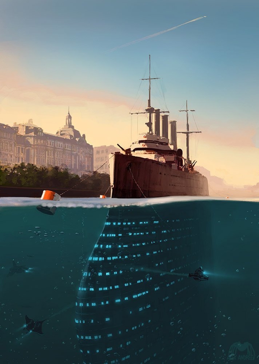 Personal reality of digital artist Alexey Andreev