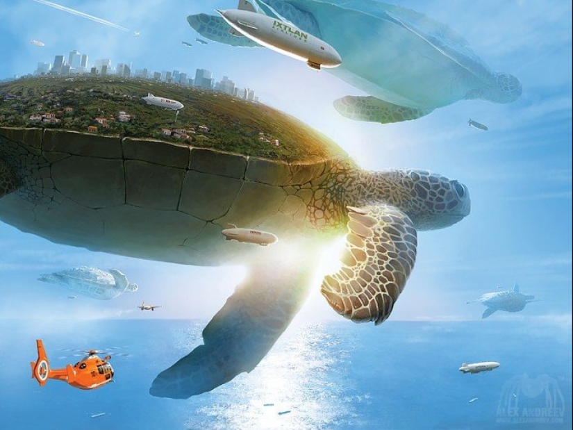 Personal reality of digital artist Alexey Andreev