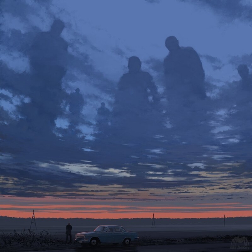 Personal reality of digital artist Alexey Andreev