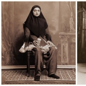 Photo portraits of Iranian beauties in the style of the 19th century Photo portraits of Iranian beauties in the style of the 19th century