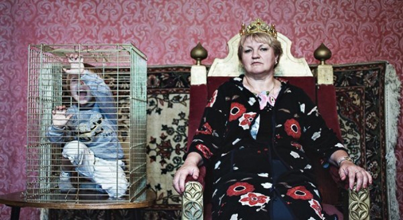 Photo project "The reverse side of maternal love" by Anna Radchenko