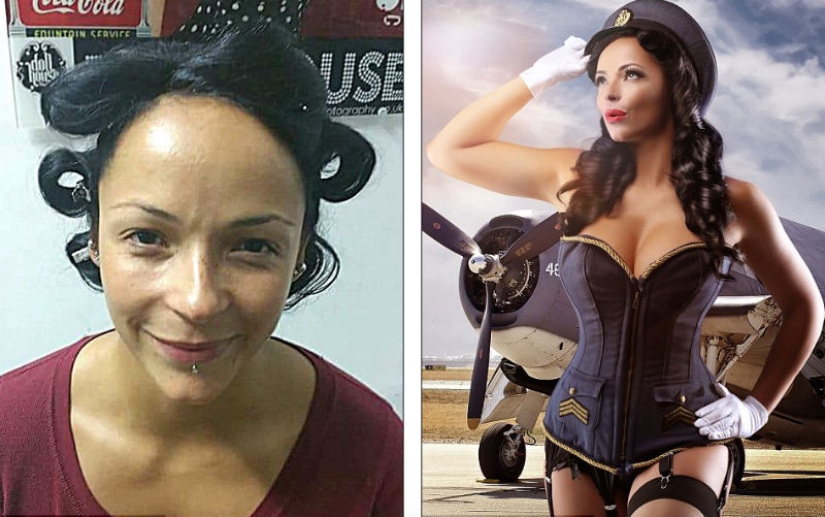 Photographer transforms Housewives curvy goddesses