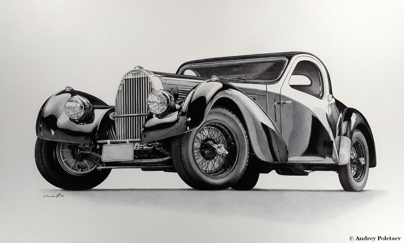 Photorealistic painting with a ballpoint pen from Andrey Poletaev Photorealistic painting with a ballpoint pen from Andrey Poletaev