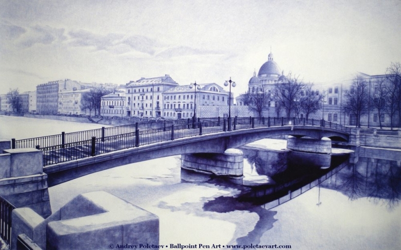Photorealistic painting with a ballpoint pen from Andrey Poletaev Photorealistic painting with a ballpoint pen from Andrey Poletaev