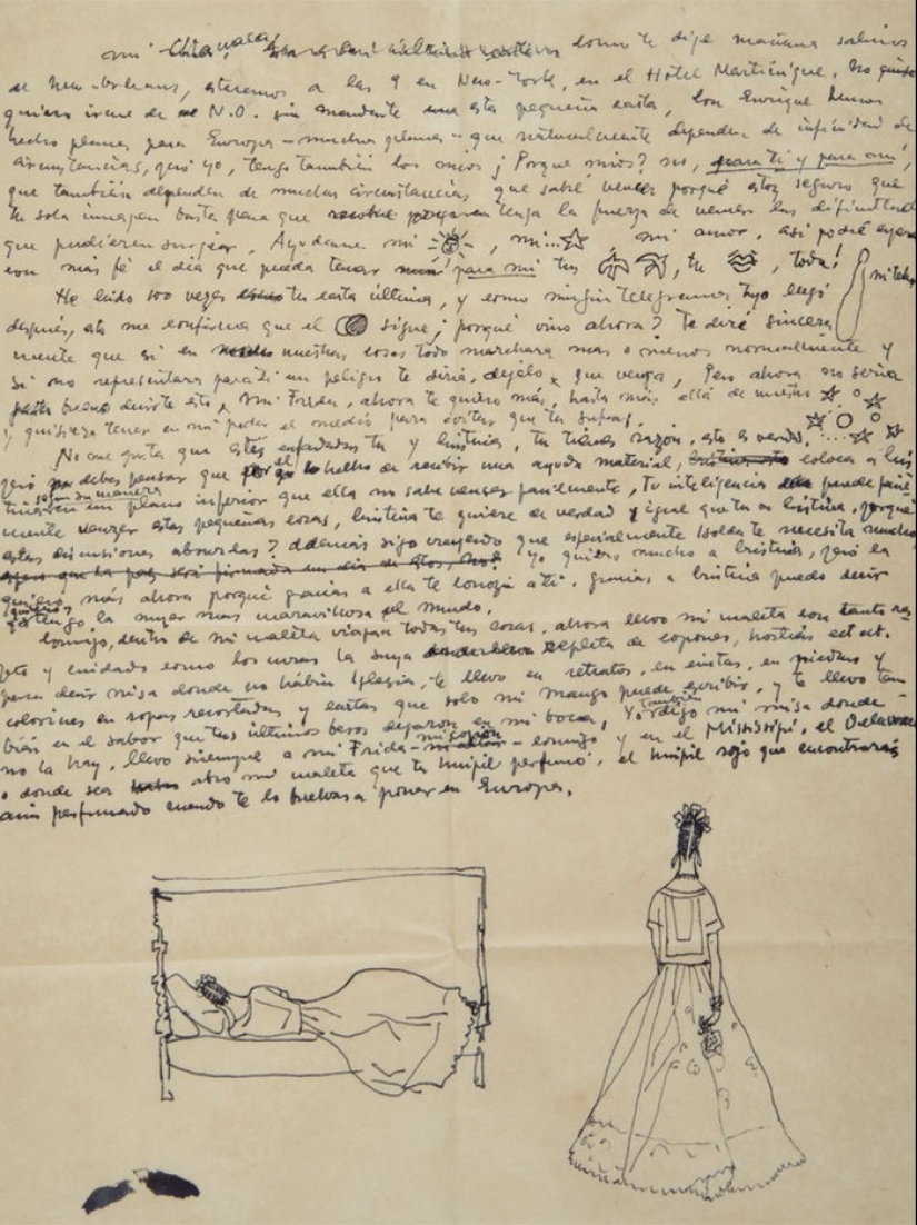 Photos and secret love letters of Frida Kahlo Photos and secret love letters of Frida Kahlo