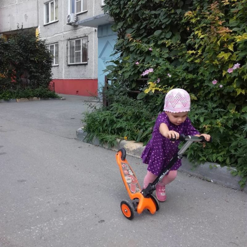 Photos are randomly made for a moment before...