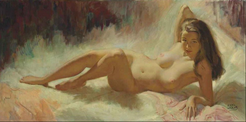 Pin-up from Earl Moran, the artist for whom Marilyn Monroe worked as a model Pin-up from Earl Moran, the artist for whom Marilyn Monroe worked as a model
